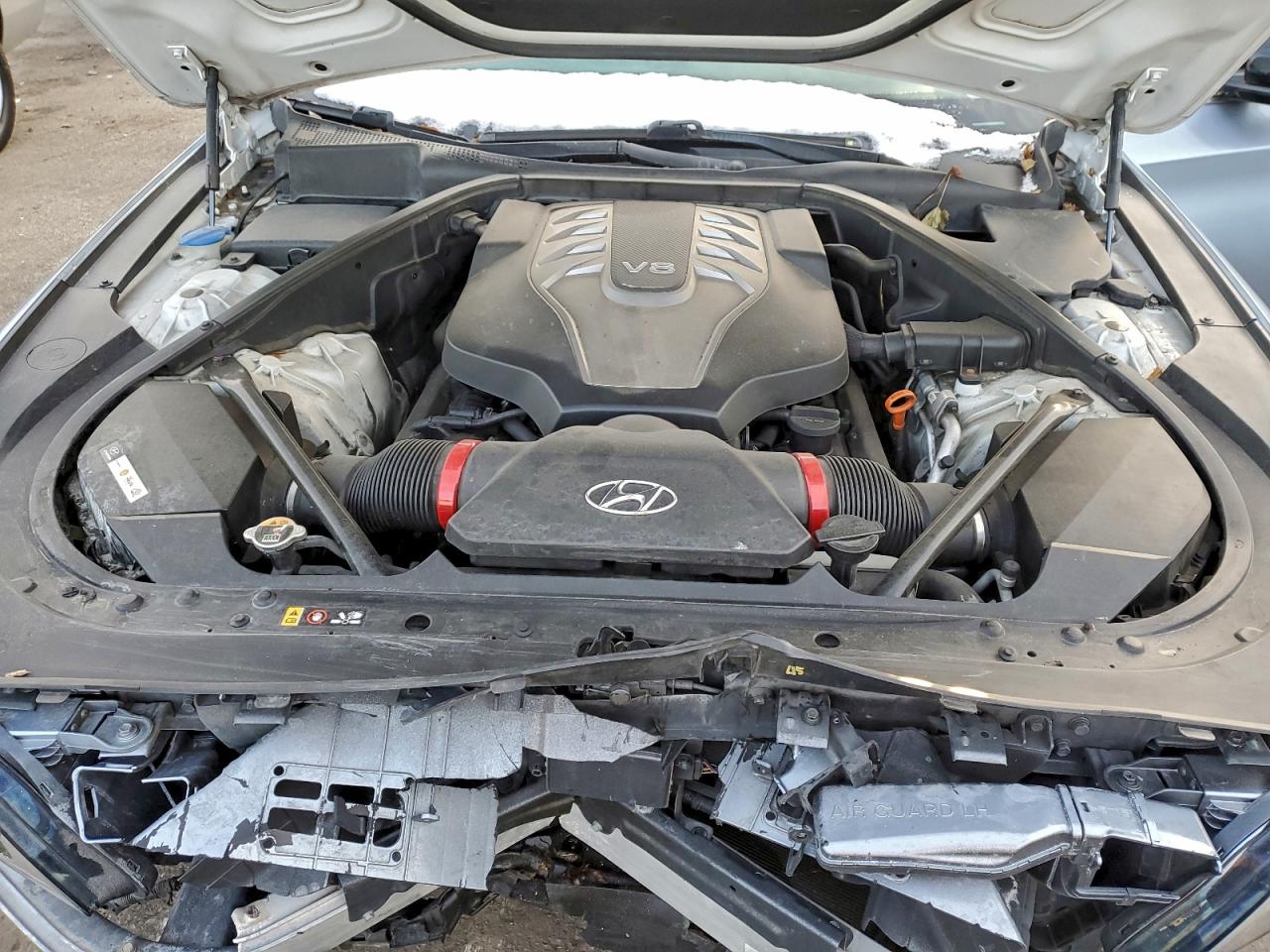 2015 Hyundai Genesis 5.0 VIN: KMHGN4JFXFU081306 Lot: 95756735