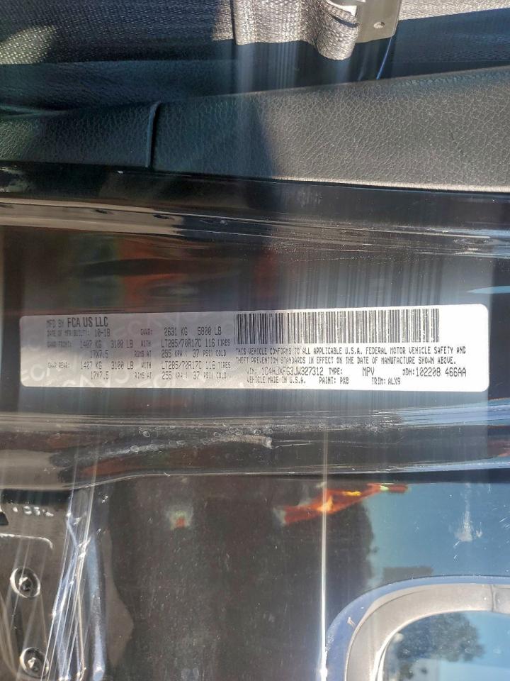 2018 Jeep Wrangler Unlimited Rubicon VIN: 1C4HJXFG3JW327312 Lot: 96114225