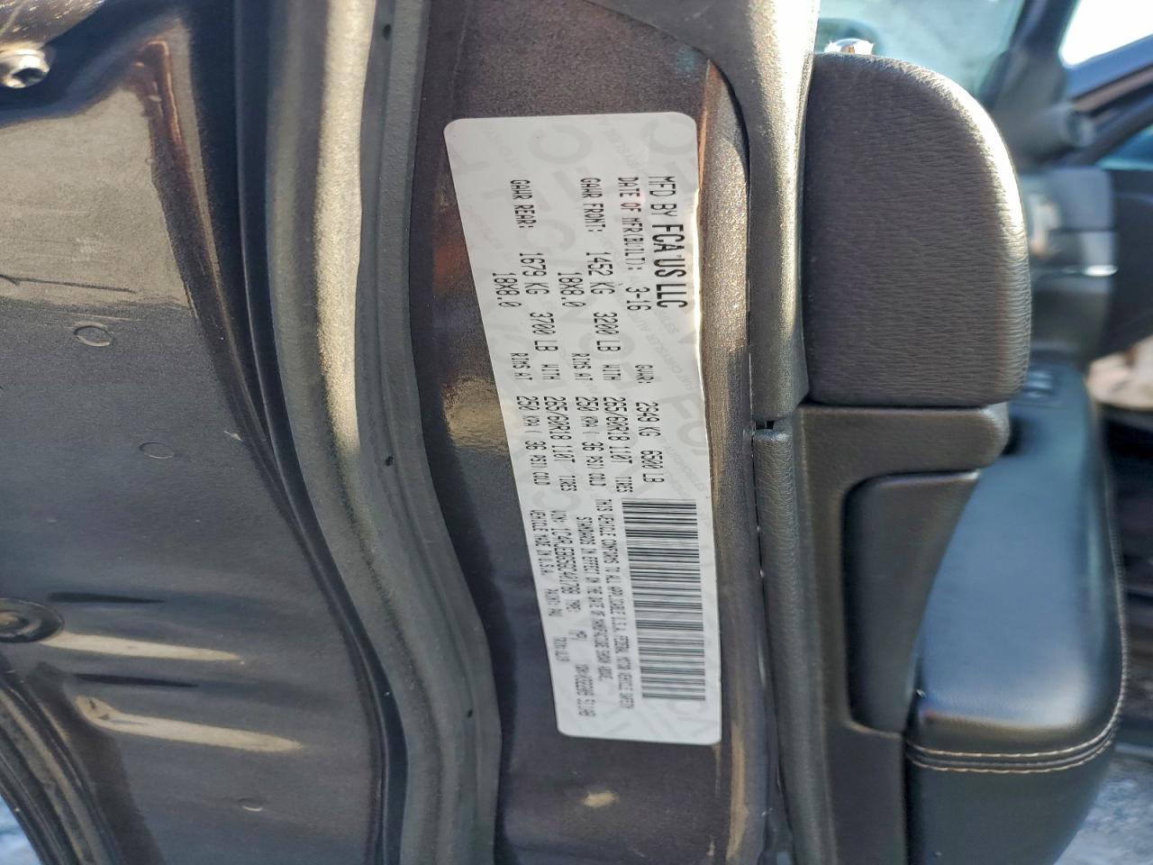 2016 Jeep Grand Cherokee Limited VIN: 1C4RJEBG5GC401788 Lot: 97752165