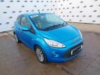 2013 FORD KA 1.2 ZETEC 3DR [START STOP] for sale at Copart SANDY