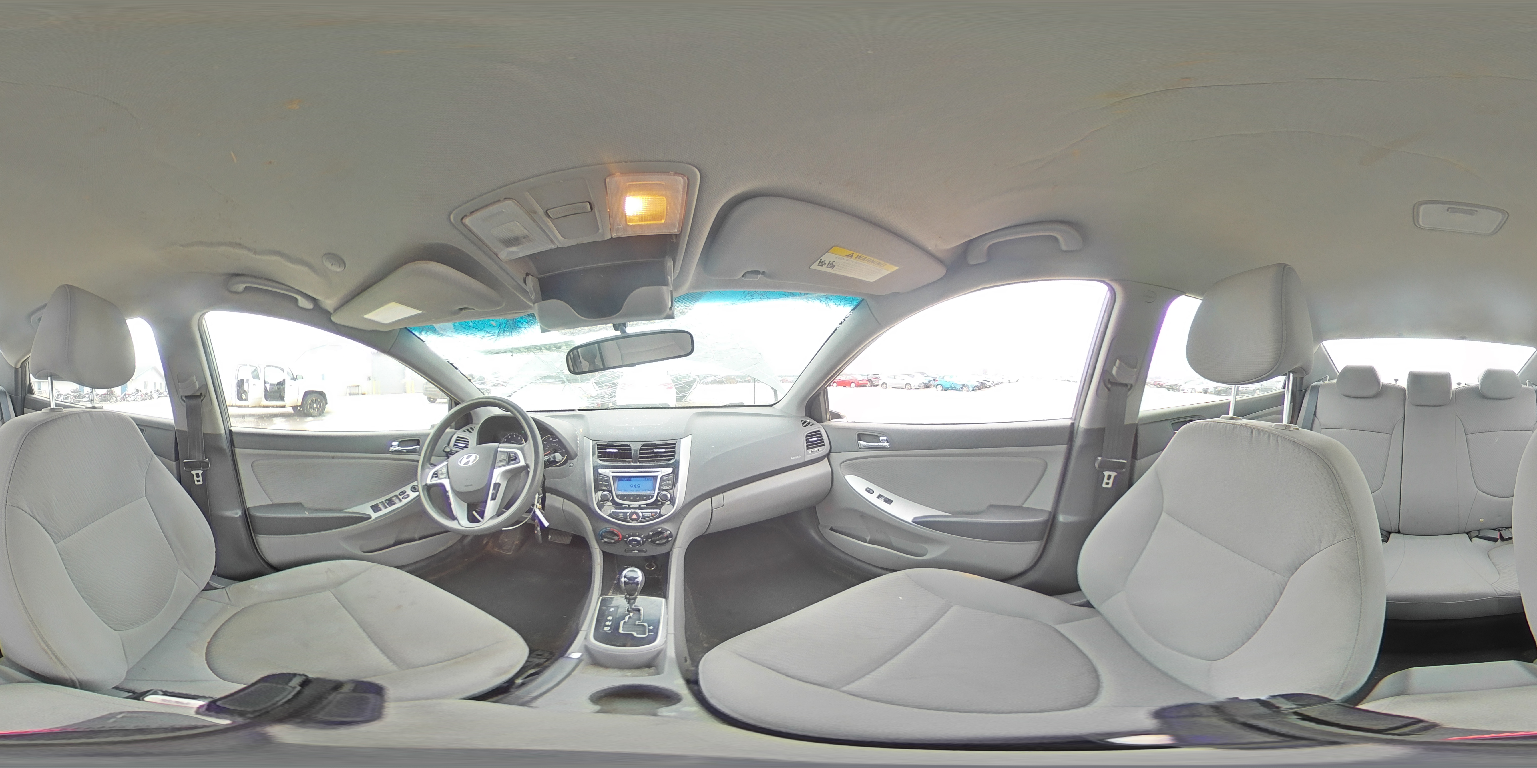 2012 Hyundai Accent Gls VIN: KMHCU4AE8CU144553 Lot: 95641135