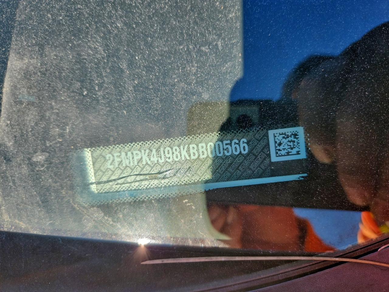 2019 Ford Edge Sel VIN: 2FMPK4J98KBB00566 Lot: 96822555