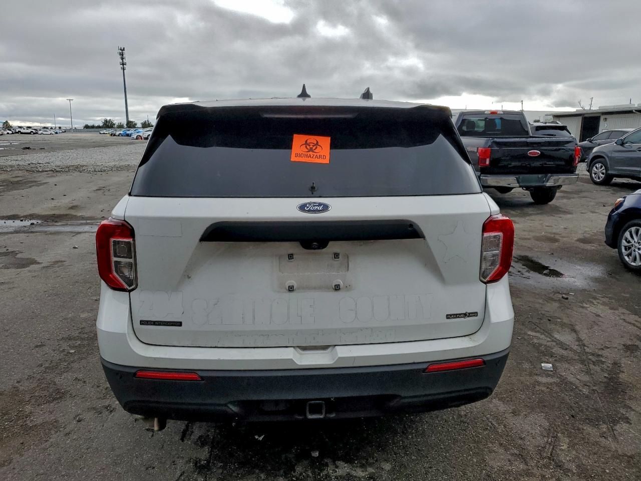 2021 Ford Explorer Police Interceptor VIN: 1FM5K8AB6MGA24794 Lot: 91064625