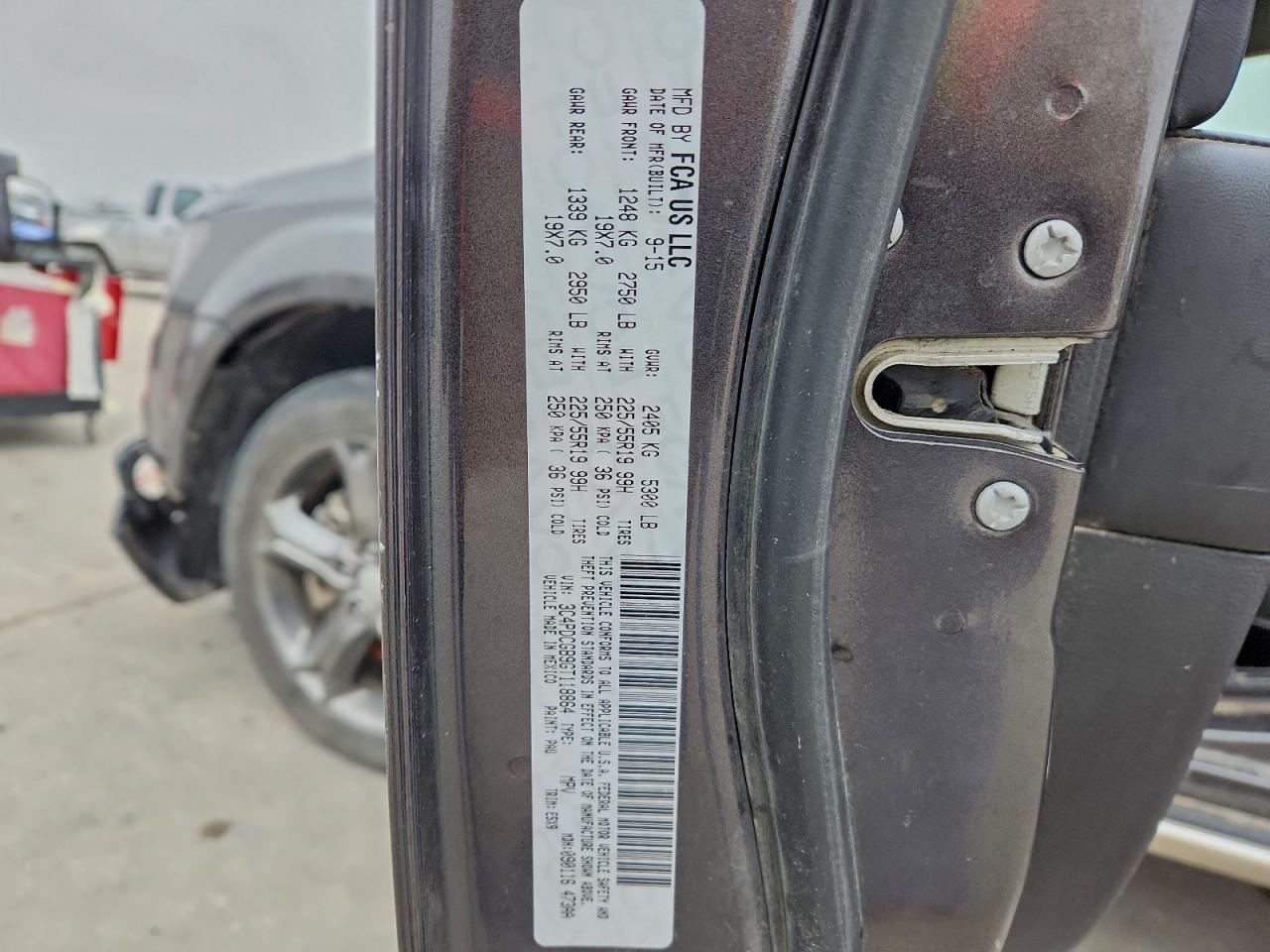 2016 Dodge Journey Crossroad VIN: 3C4PDCGB9GT118864 Lot: 96026595