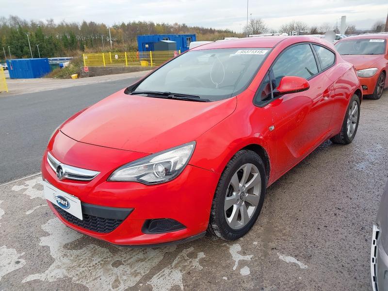 2014 VAUXHALL ASTRA GTC 1.4T 16V SPORT 3DR for sale at Copart ST HELENS