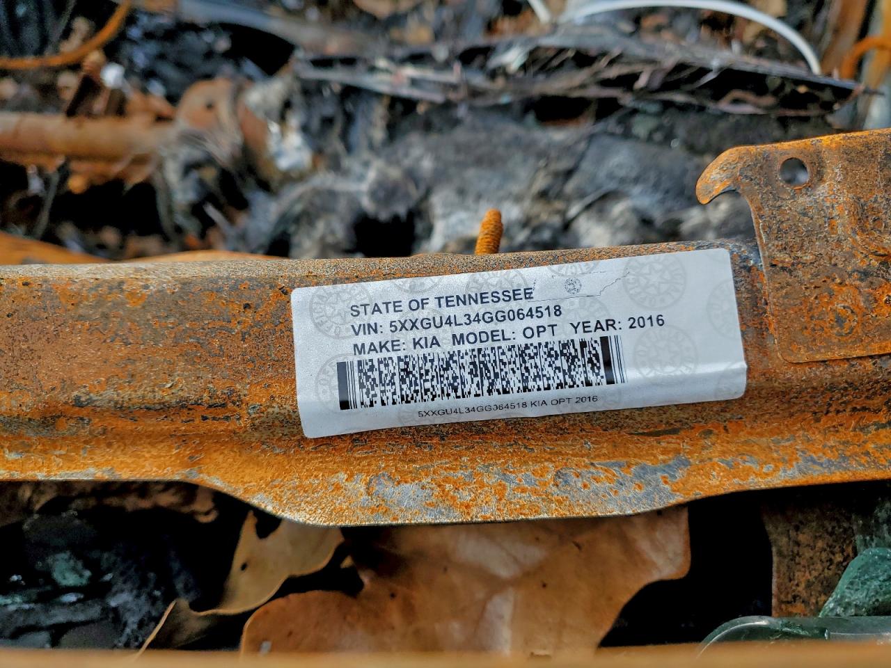 2016 Kia Optima Ex VIN: 5XXGU4L34GG064518 Lot: 71105575