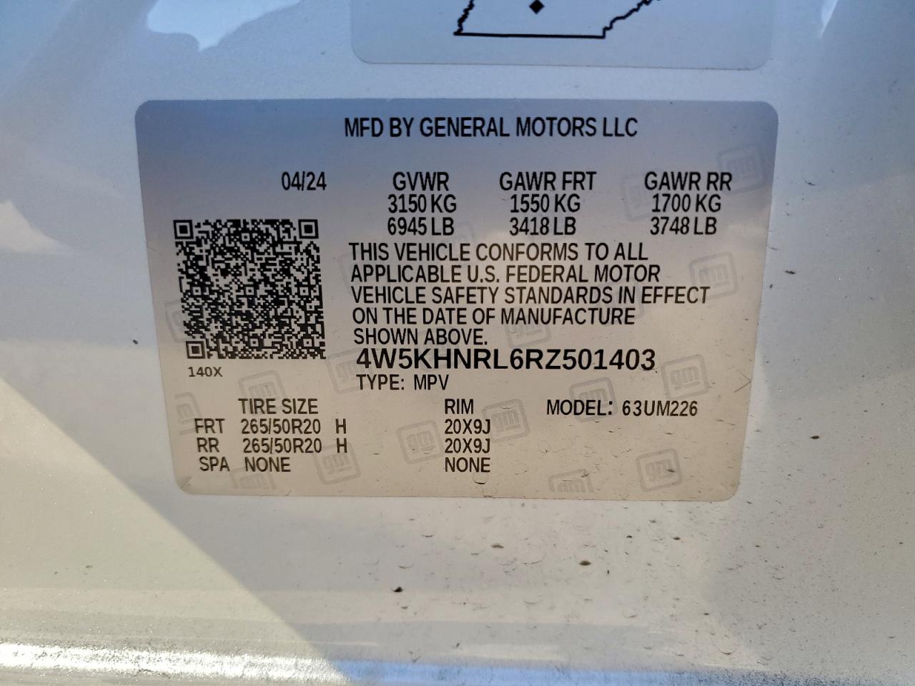 Фото: 4W5KHNRL6RZ501403