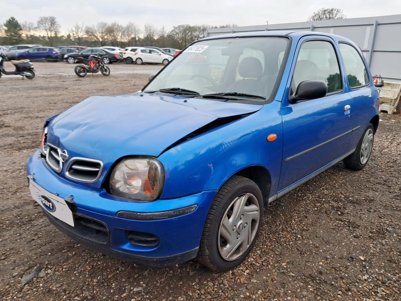 2000 NISSAN MICRA 1.0 S 3DR for sale at Copart COLCHESTER