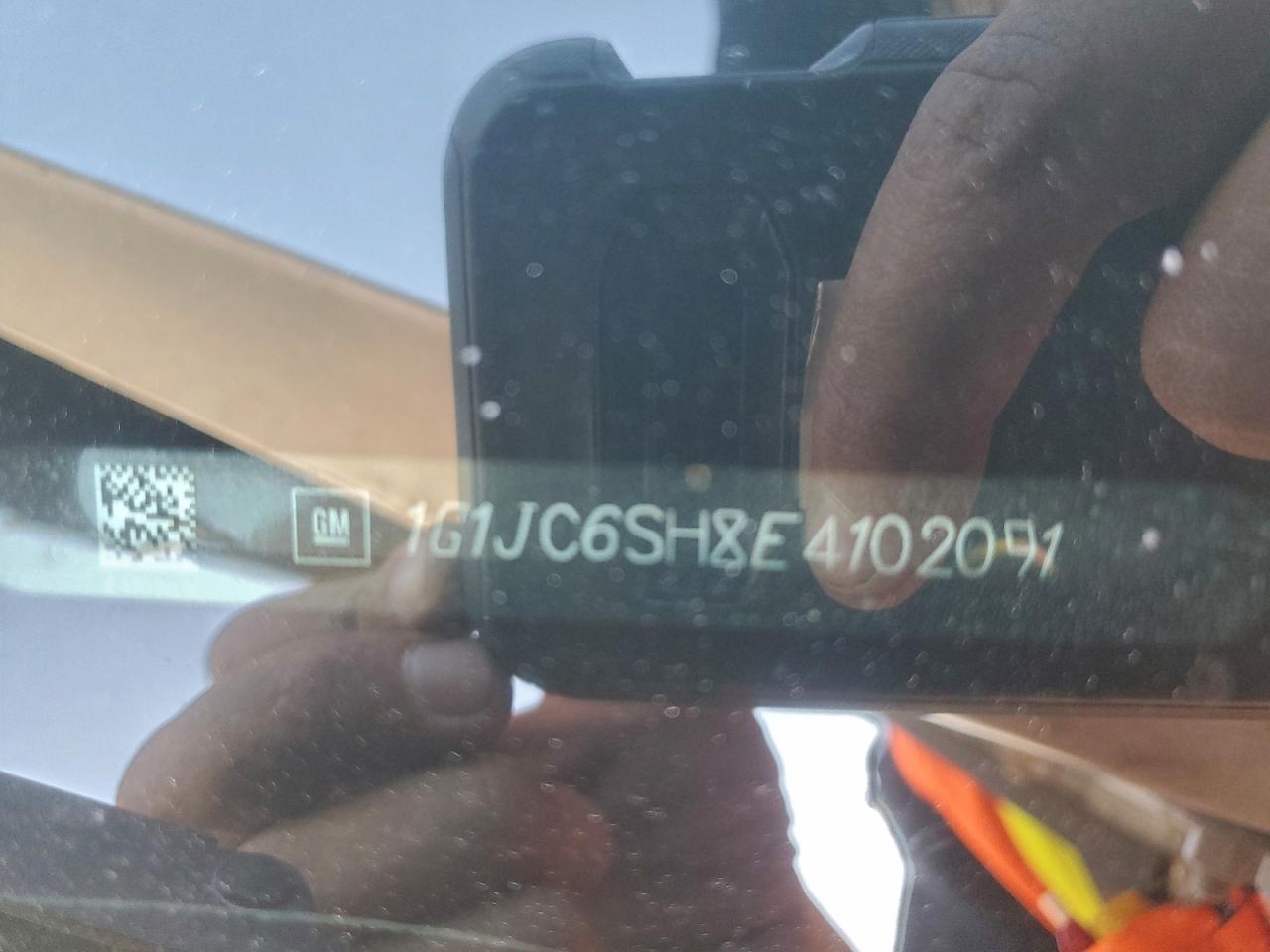 2014 Chevrolet Sonic Lt VIN: 1G1JC6SH8E4102091 Lot: 95580805