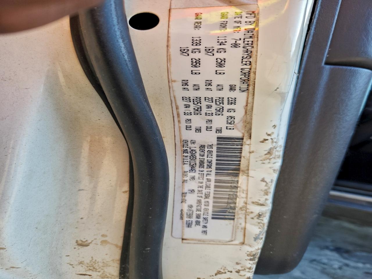 2001 Jeep Grand Cherokee Laredo VIN: 1J4GX48SX1C504461 Lot: 97418695