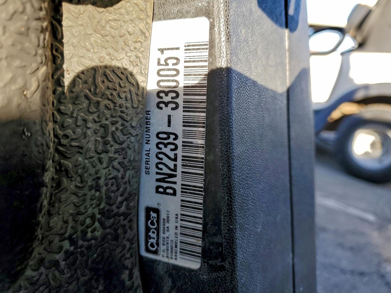 2022 Club Car Tempo Fla VIN: BN2239330051 Lot: 95173955