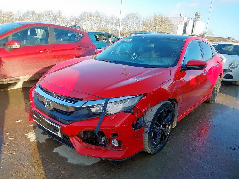 2017 HONDA CIVIC 1.5 VTEC TURBO PRESTIGE 5DR CVT for sale at Copart SANDY