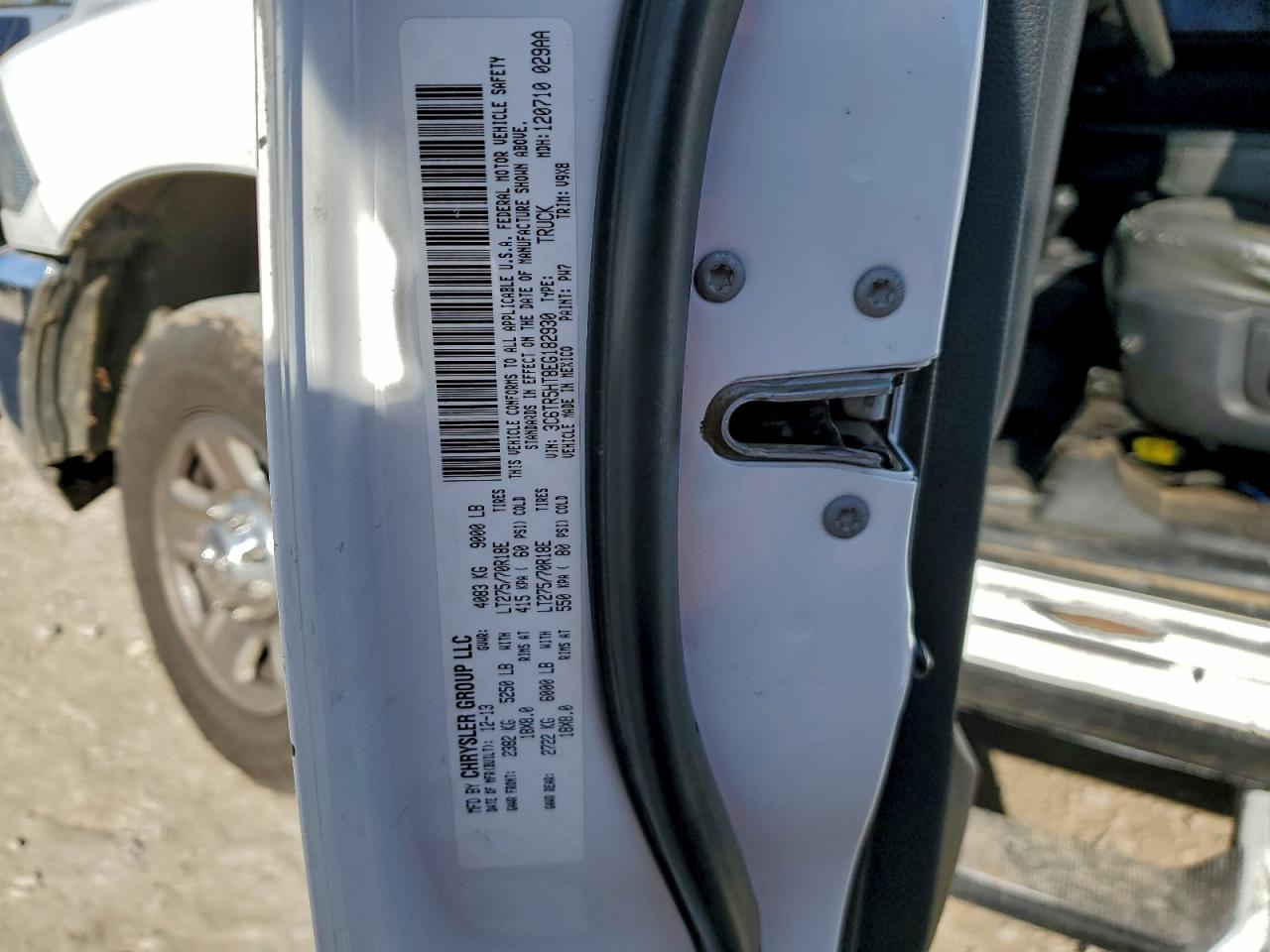 2014 Ram 2500 St VIN: 3C6TR5HT8EG182930 Lot: 96951125