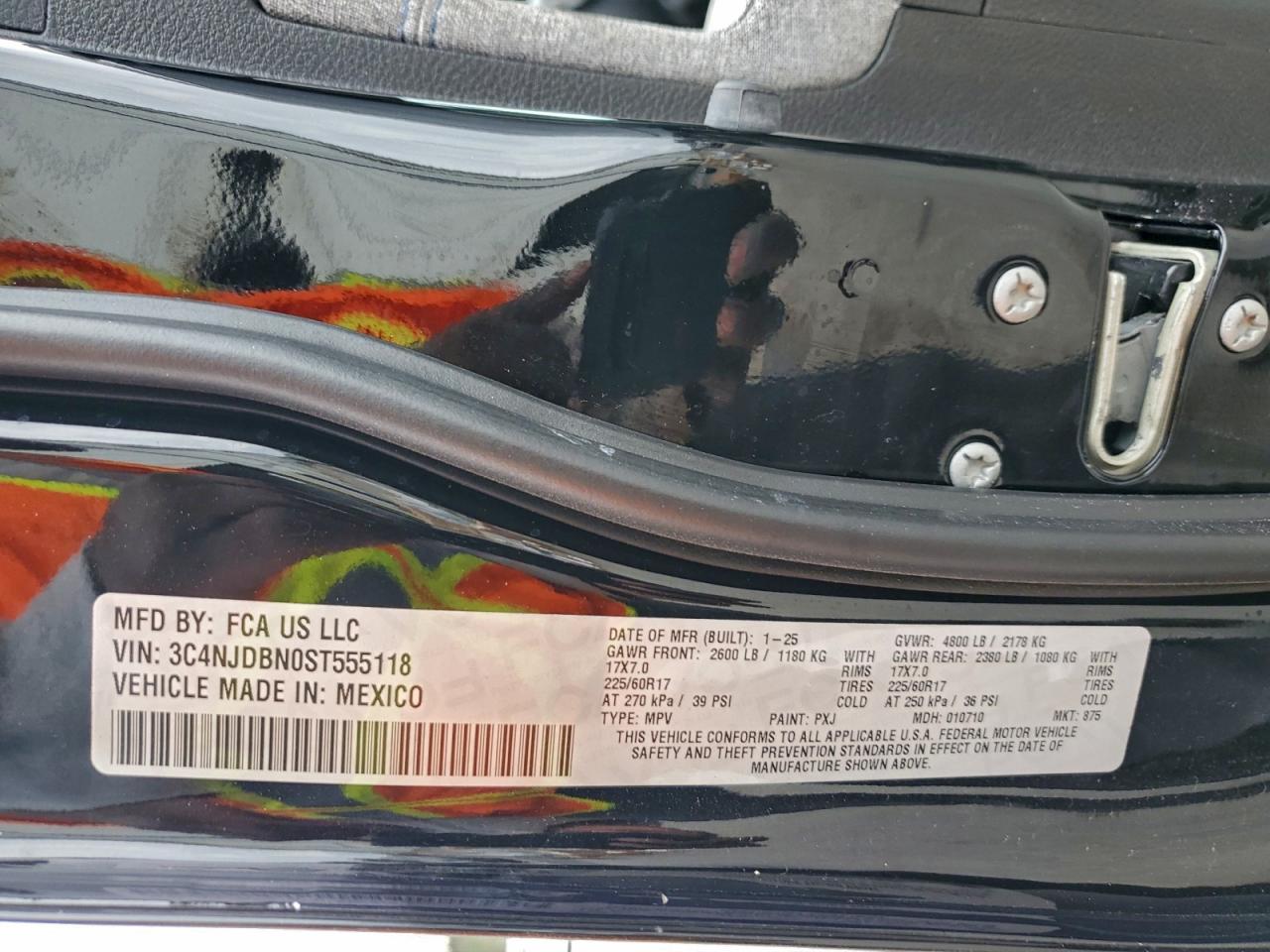 2025 Jeep Compass Latitude VIN: 3C4NJDBN0ST555118 Lot: 93204005