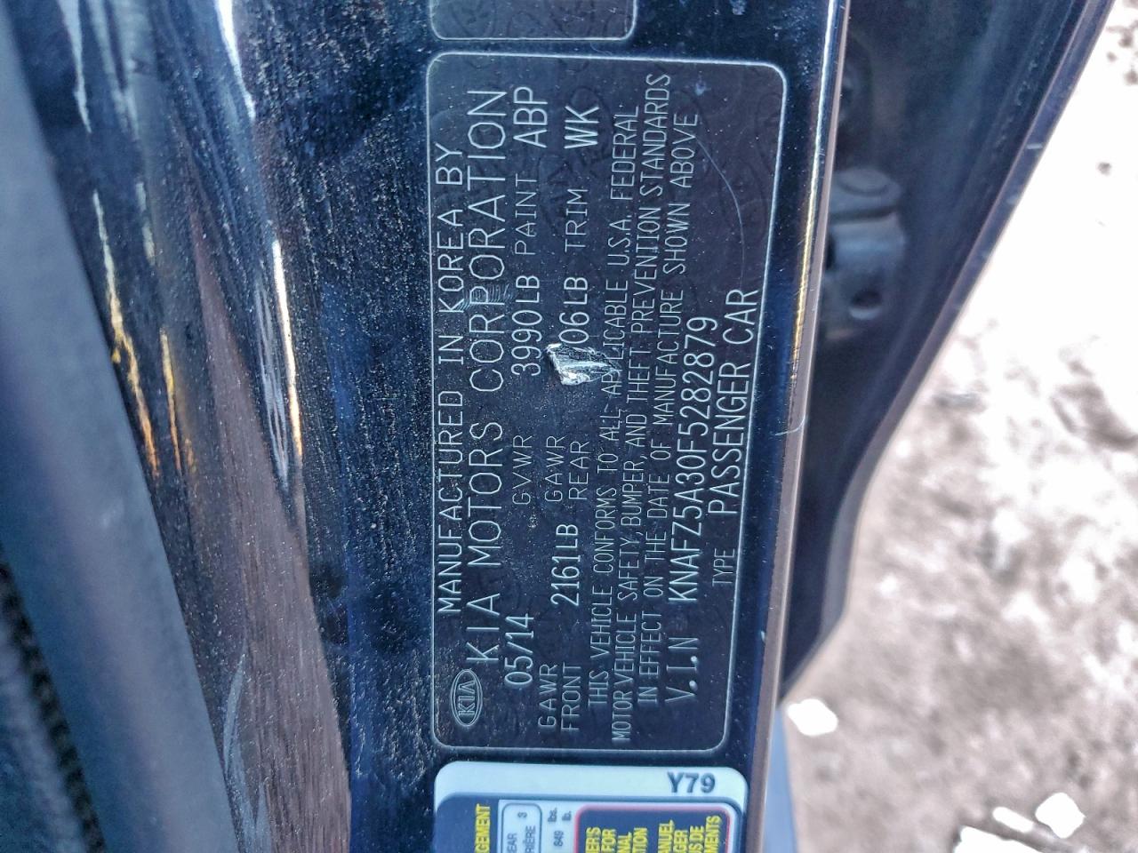 2015 Kia Forte Sx VIN: KNAFZ5A30F5282879 Lot: 94506535