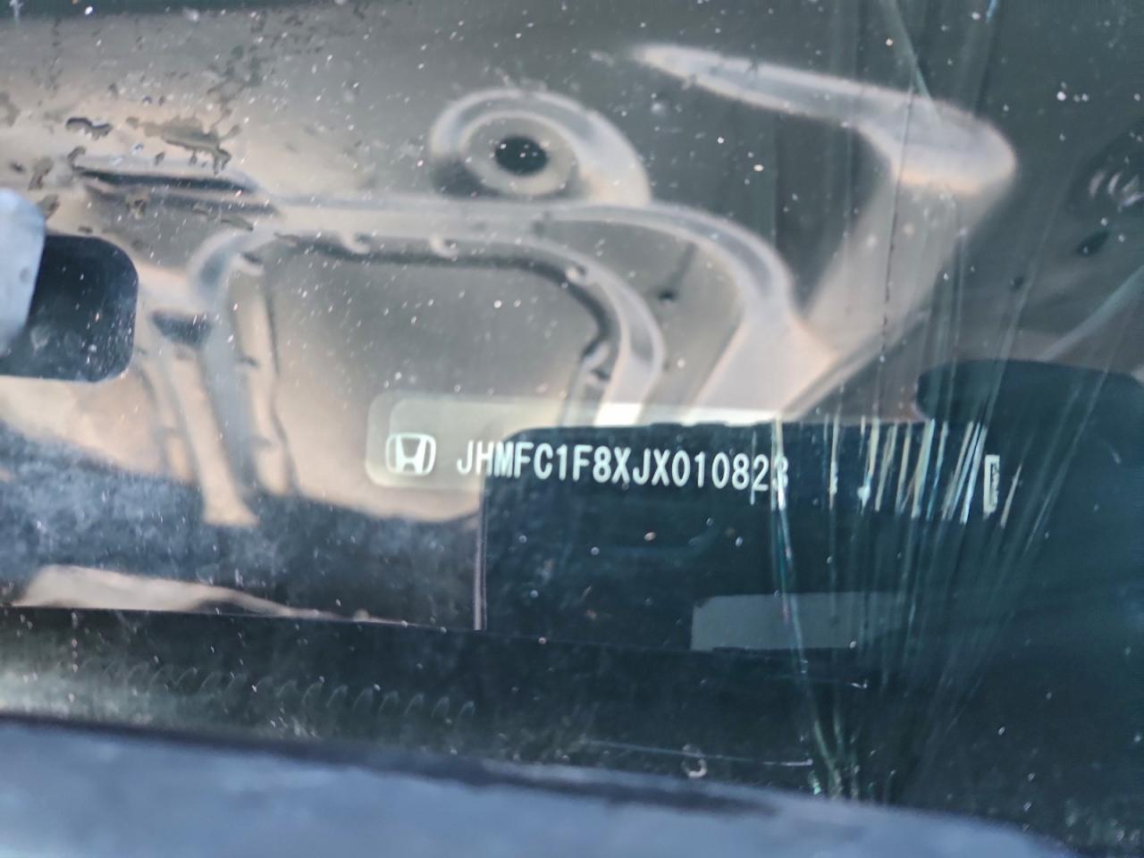 2018 Honda Civic Ex VIN: JHMFC1F8XJX010823 Lot: 85441175