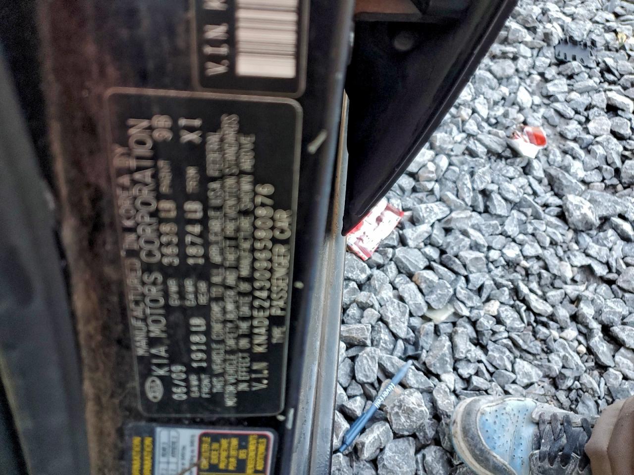 2009 Kia Rio 5 Sx VIN: KNADE243096580876 Lot: 96124385