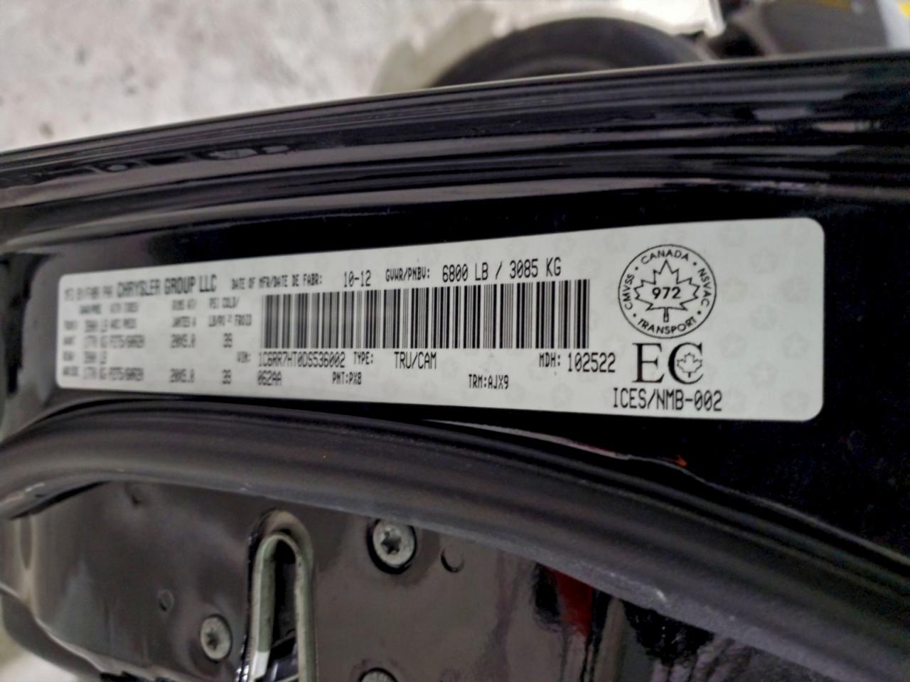 2013 Ram 1500 Sport VIN: 1C6RR7HT0DS536002 Lot: 93863035