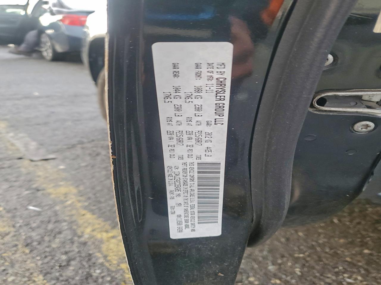 2012 Jeep Compass Latitude VIN: 1C4NJCEA2CD554305 Lot: 97970175