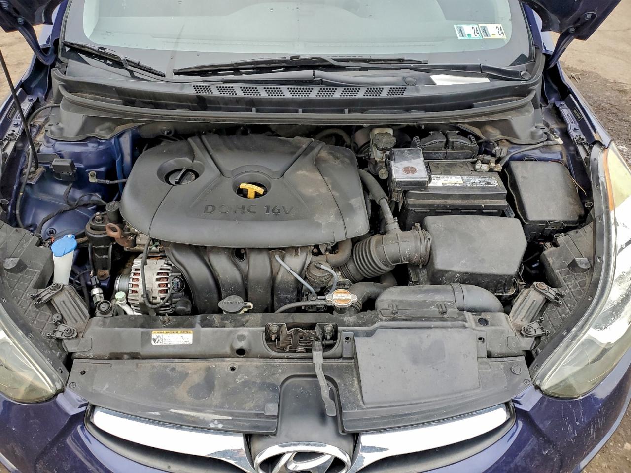 2012 Hyundai Elantra Gls VIN: 5NPDH4AEXCH064890 Lot: 95514565