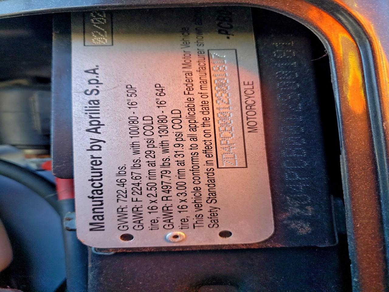 2002 Aprilia Scarabeo 150 VIN: ZD4PCB0012S001817 Lot: 94820795