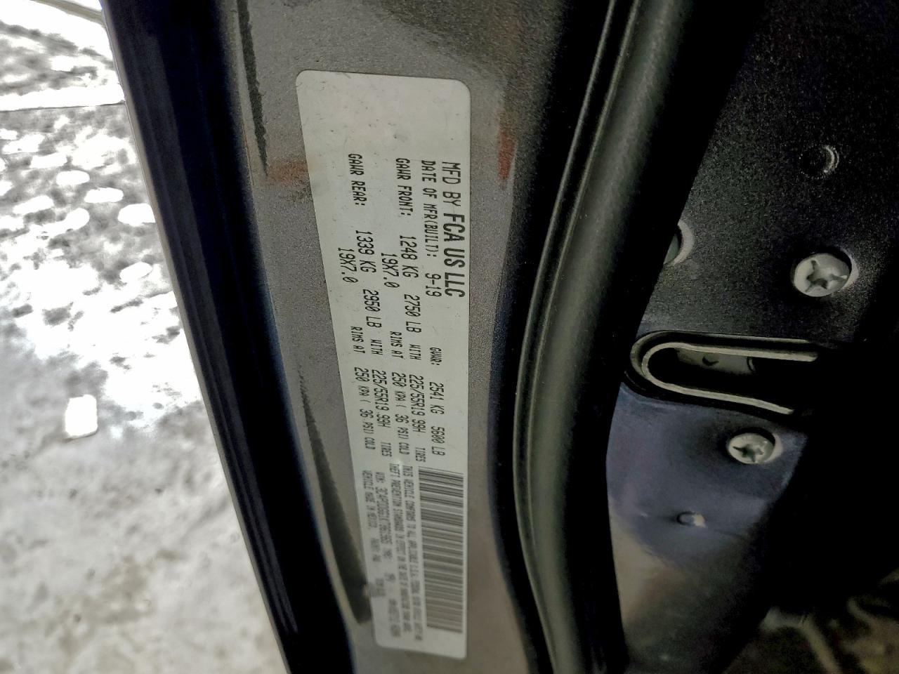 2019 Dodge Journey Crossroad VIN: 3C4PDDGG1KT861965 Lot: 94781865