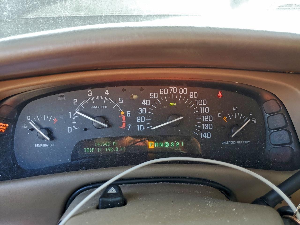 2000 Buick Park Avenue VIN: 1G4CW52K5Y4115135 Lot: 95345495