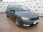 2014 SKODA RAPID SPACEBACK 1.6 TDI CR 90 ELEGANCE 5DR DSG for sale at Copart BRISTOL
