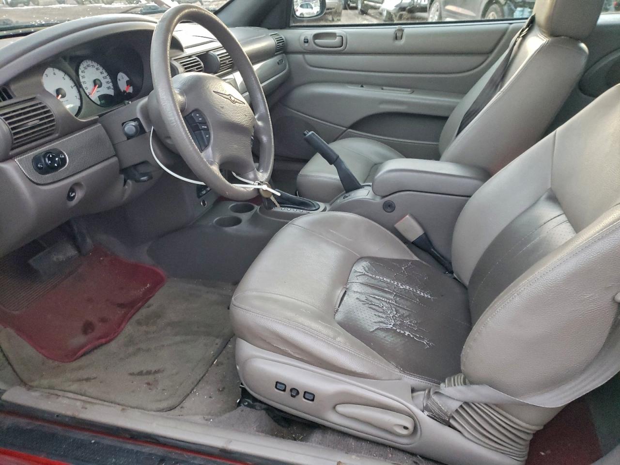 2002 Chrysler Sebring Gtc VIN: 1C3EL75R62N294771 Lot: 95469805