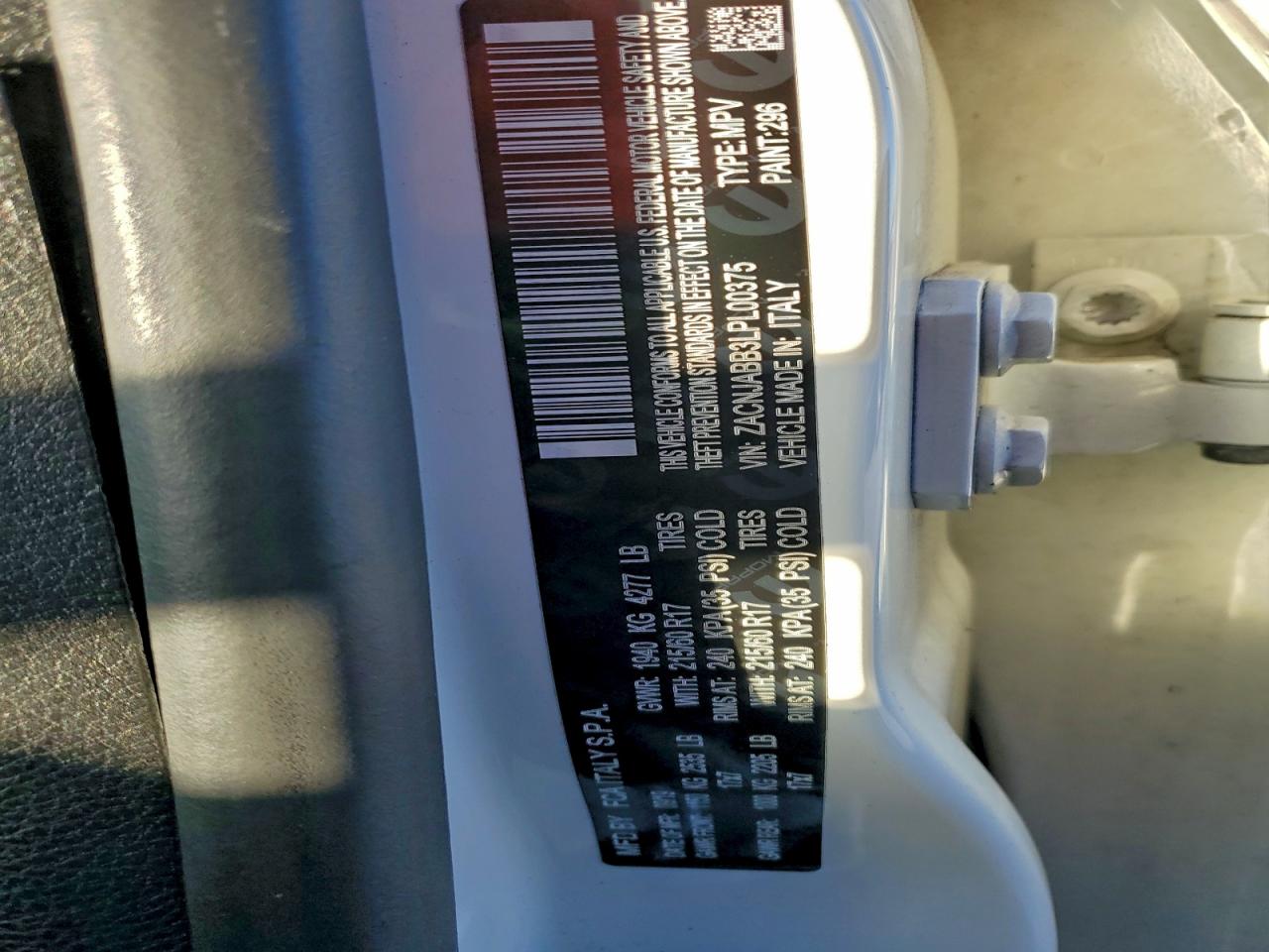 2020 Jeep Renegade Latitude VIN: ZACNJABB3LPL00375 Lot: 97705925