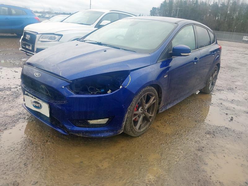 2017 FORD FOCUS 1.0 ECOBOOST 140 ST-LINE X 5DR for sale at Copart EAST KILBRIDE
