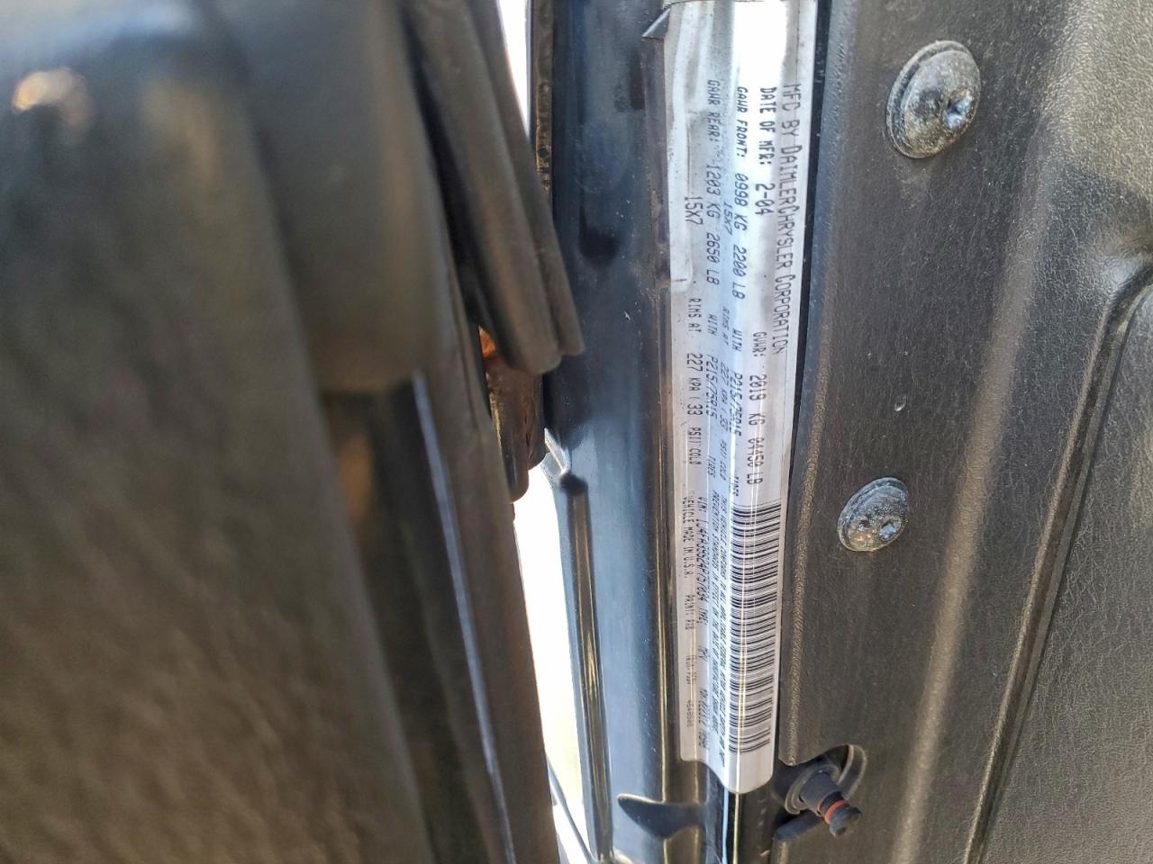 2004 Jeep Wrangler X VIN: 1J4FA39S24P757034 Lot: 95771145