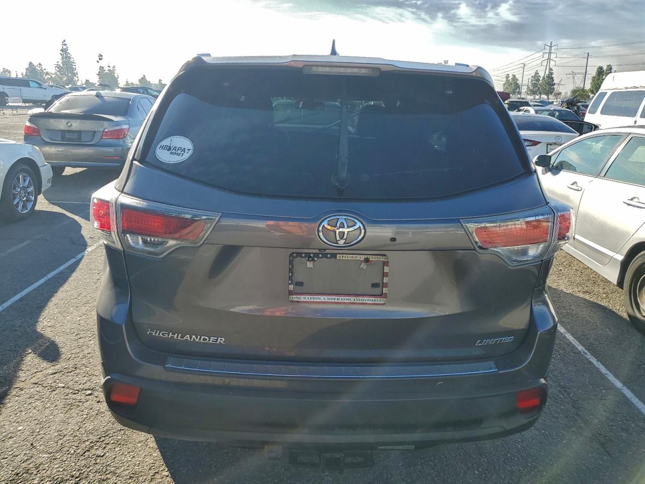 2015 Toyota Highlander Limited VIN: 5TDYKRFH0FS080078 Lot: 93999095