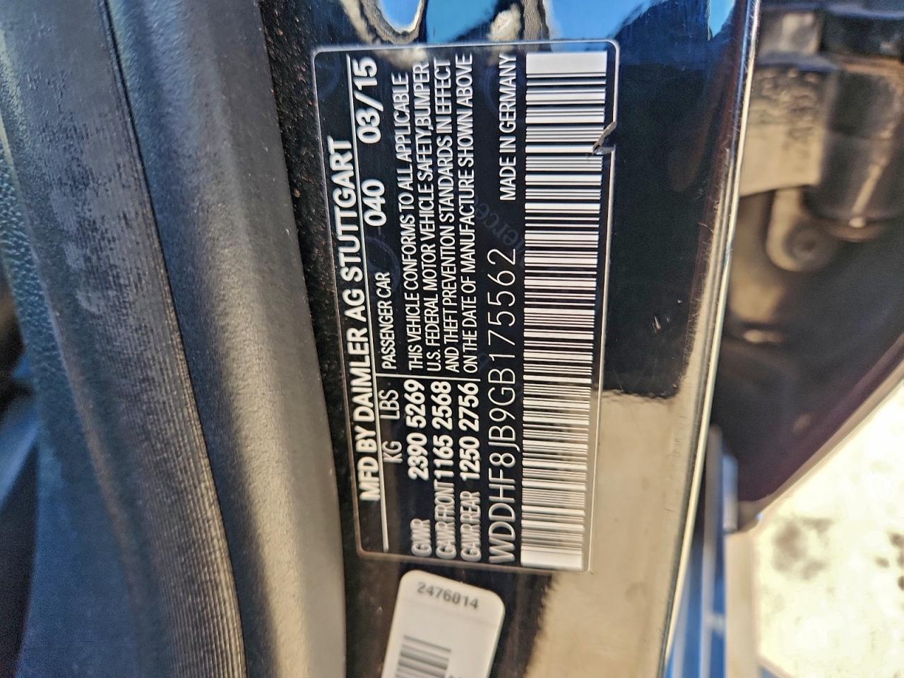 2016 Mercedes-Benz E 350 4Matic VIN: WDDHF8JB9GB175562 Lot: 95976575