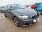 2015 BMW 1 SERIES 116D SPORT 5DR for sale at Copart YORK