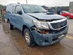 2012 TOYOTA HILUX HL2 EXTRA CAB PICK UP 2.5 D-4D 4WD 144 for sale at Copart WHITBURN