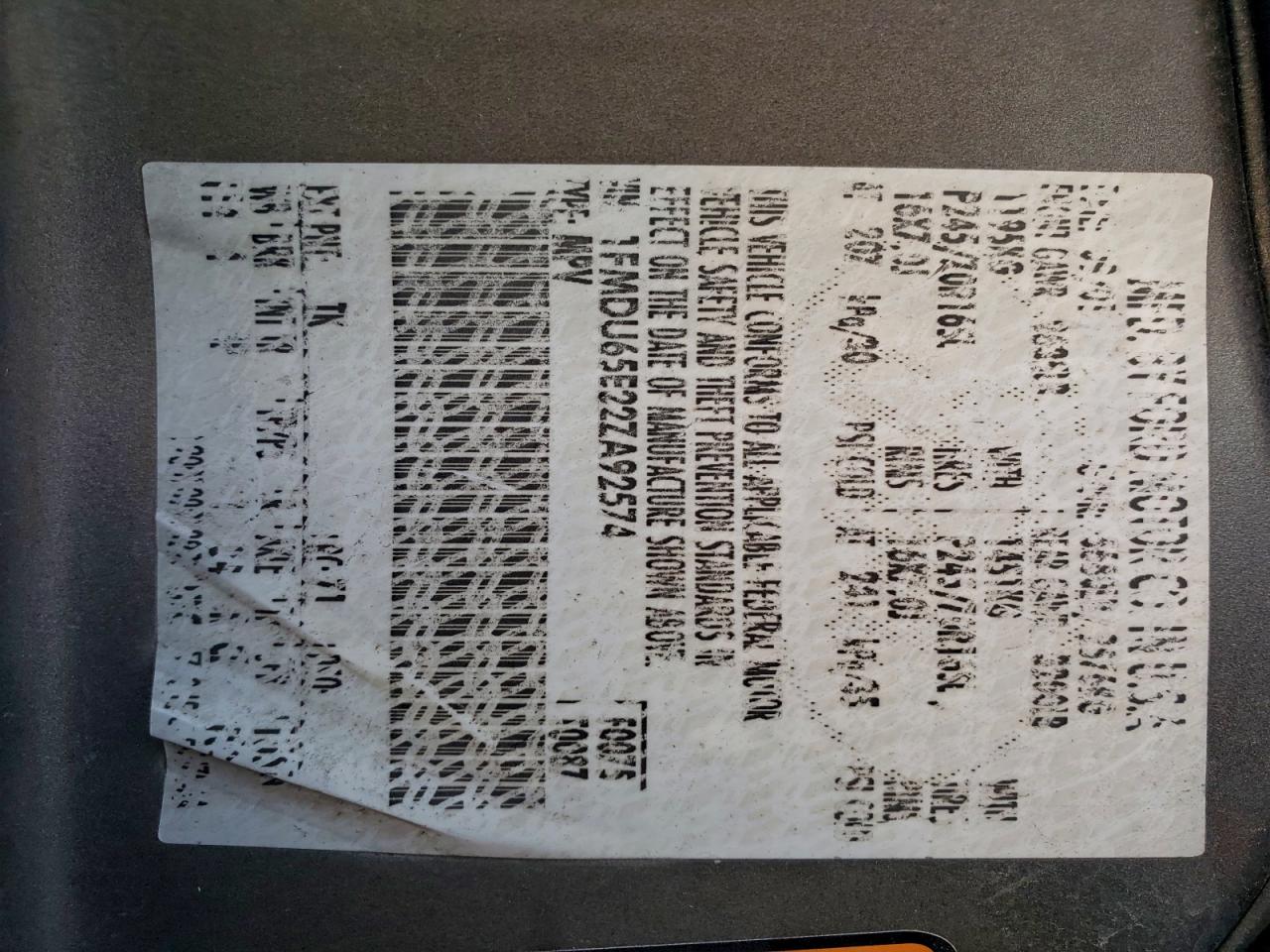 2002 Ford Explorer Limited VIN: 1FMDU65E22ZA92574 Lot: 95105335