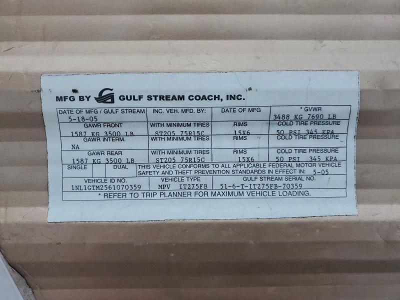 2006 GULF STREAM INNSBRUCK  