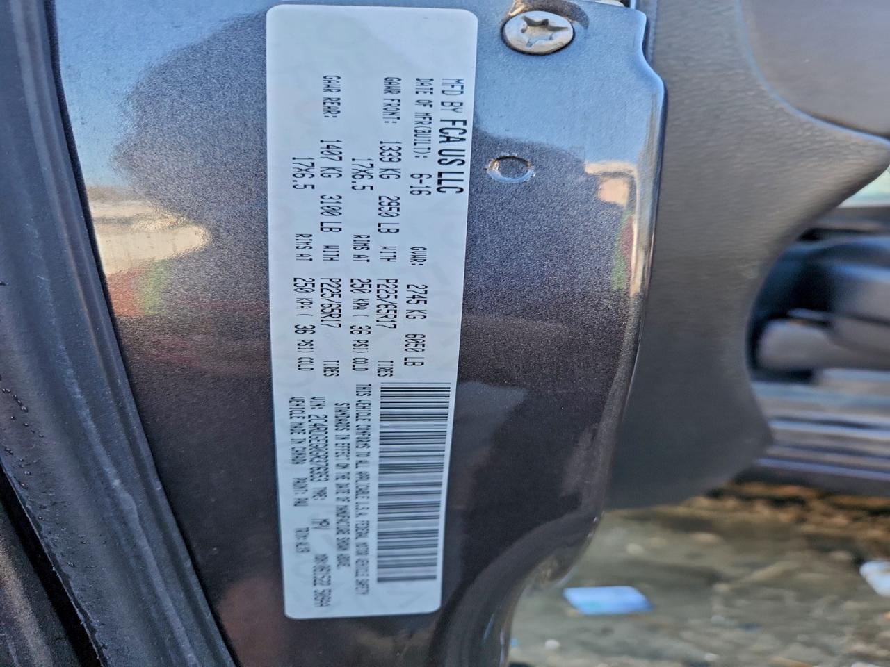 2016 Dodge Grand Caravan R/T VIN: 2C4RDGEG0GR376353 Lot: 94774325