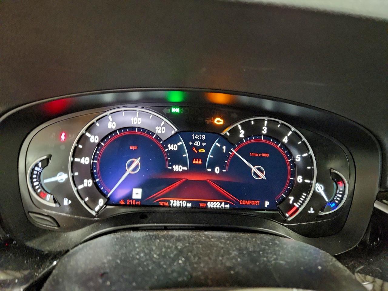 2019 BMW 530 Xi VIN: WBAJA7C5XKWW09286 Lot: 93150455