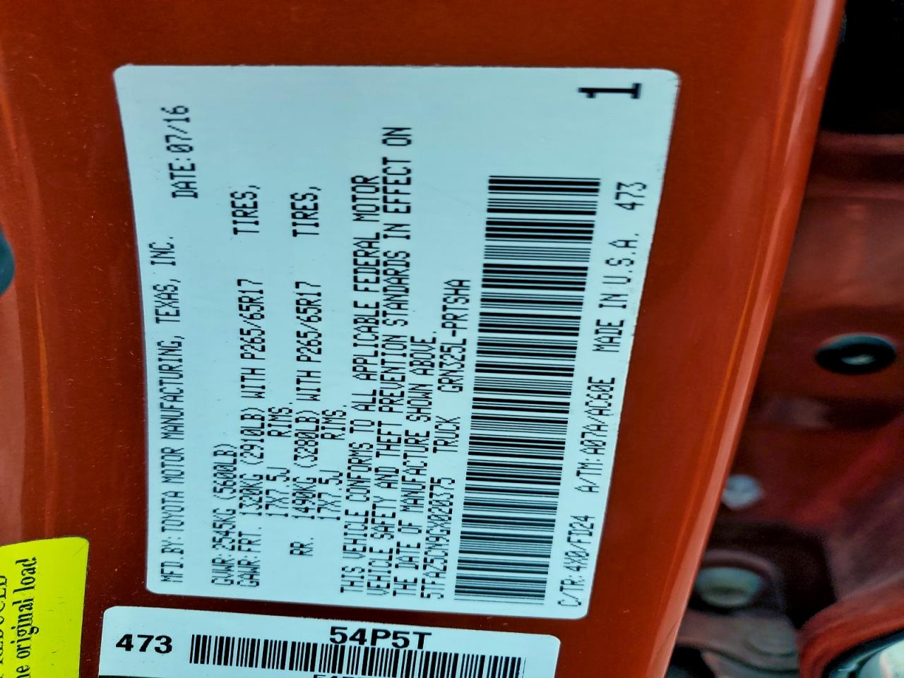 2016 Toyota Tacoma Double Cab VIN: 5TFAZ5CN9GX020375 Lot: 94759155