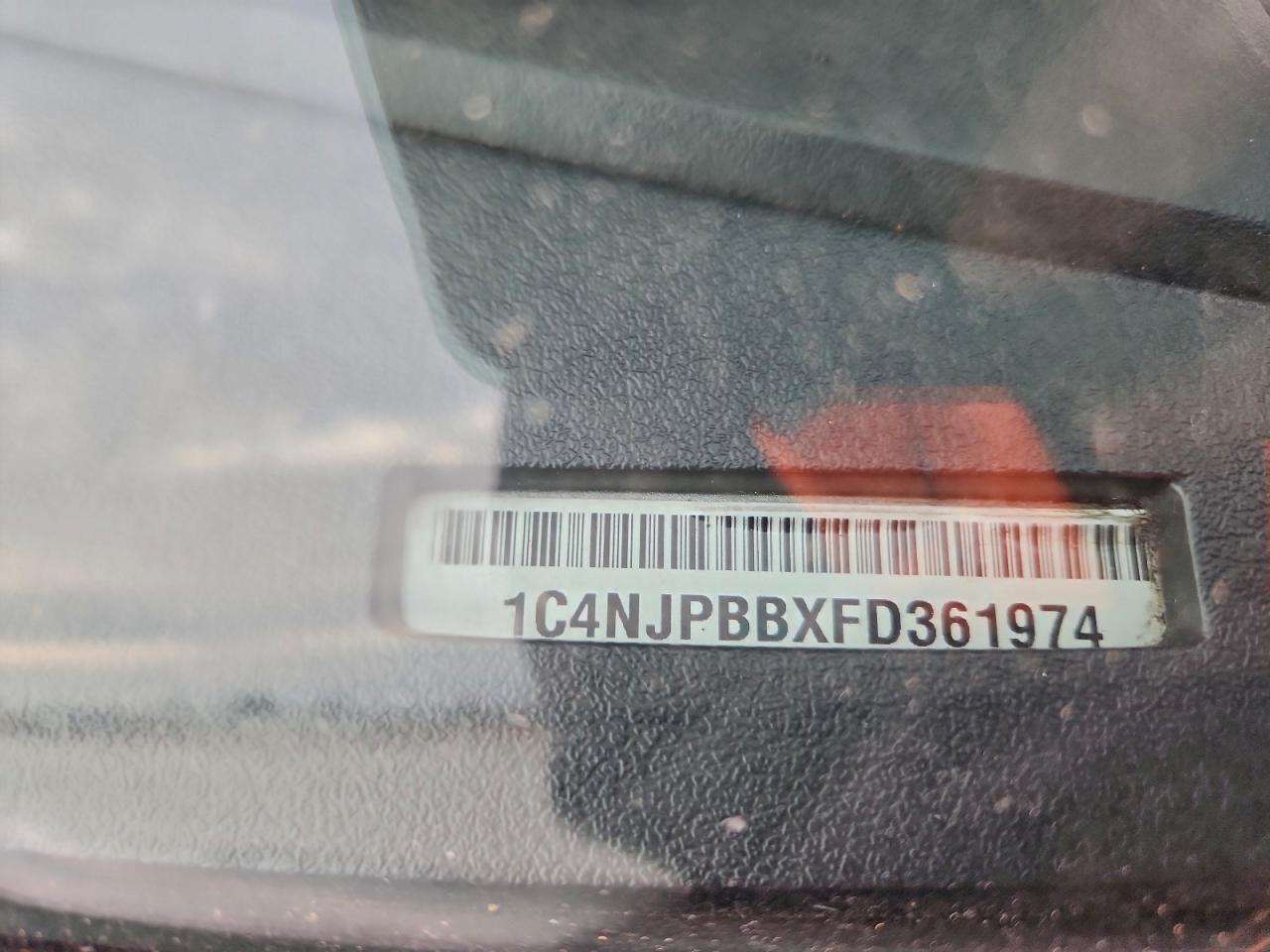 2015 Jeep Patriot Sport VIN: 1C4NJPBBXFD361974 Lot: 97366885