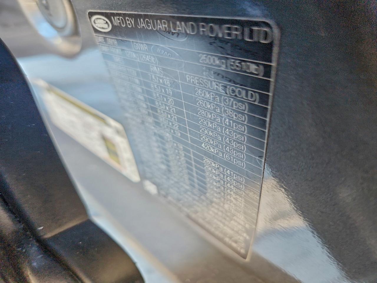 2019 Land Rover Range Rover Velar VIN: SALYA2EX5KA792072 Lot: 96971945