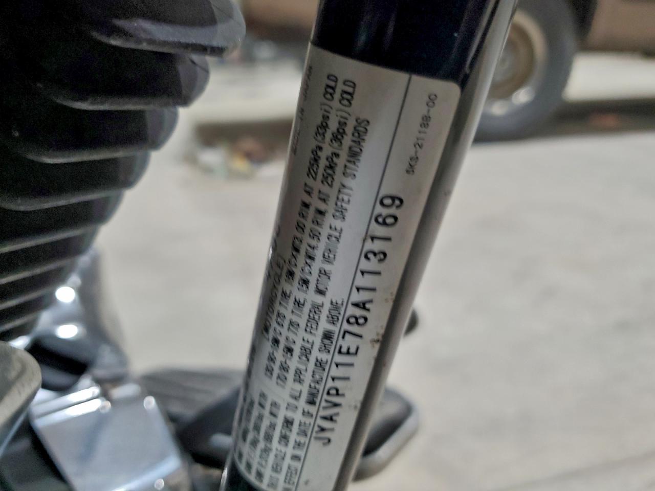 2008 Yamaha Xvs1100 A VIN: JYAVP11E78A113169 Lot: 96289995