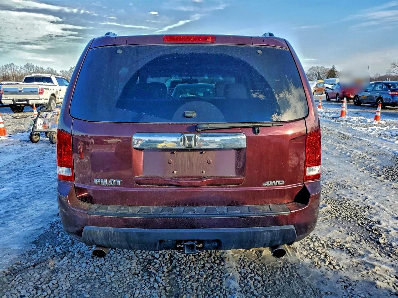 2010 Honda Pilot Exl VIN: 5FNYF4H61AB037076 Lot: 95187055