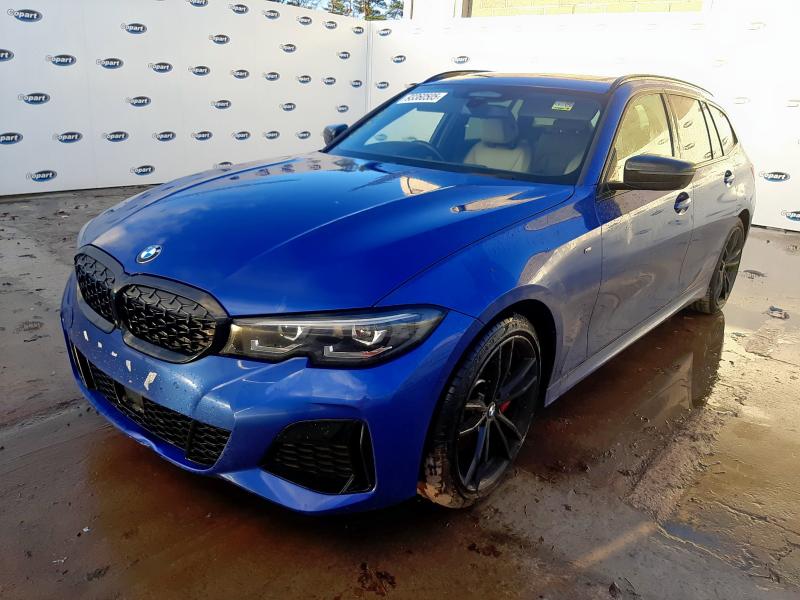 2021 BMW 3 SERIES M340D XDRIVE MHT 5DR STEP AUTO for sale at Copart WOLVERHAMPTON