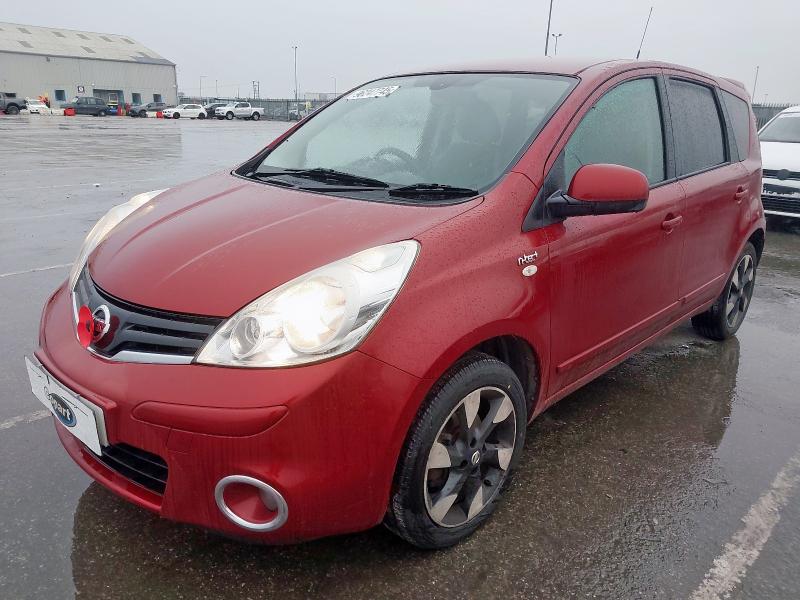 2012 NISSAN NOTE 1.4 N-TEC+ 5DR for sale at Copart CHESTER