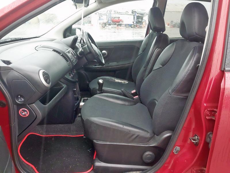 2012 NISSAN NOTE 1.4 N-TEC+ 5DR