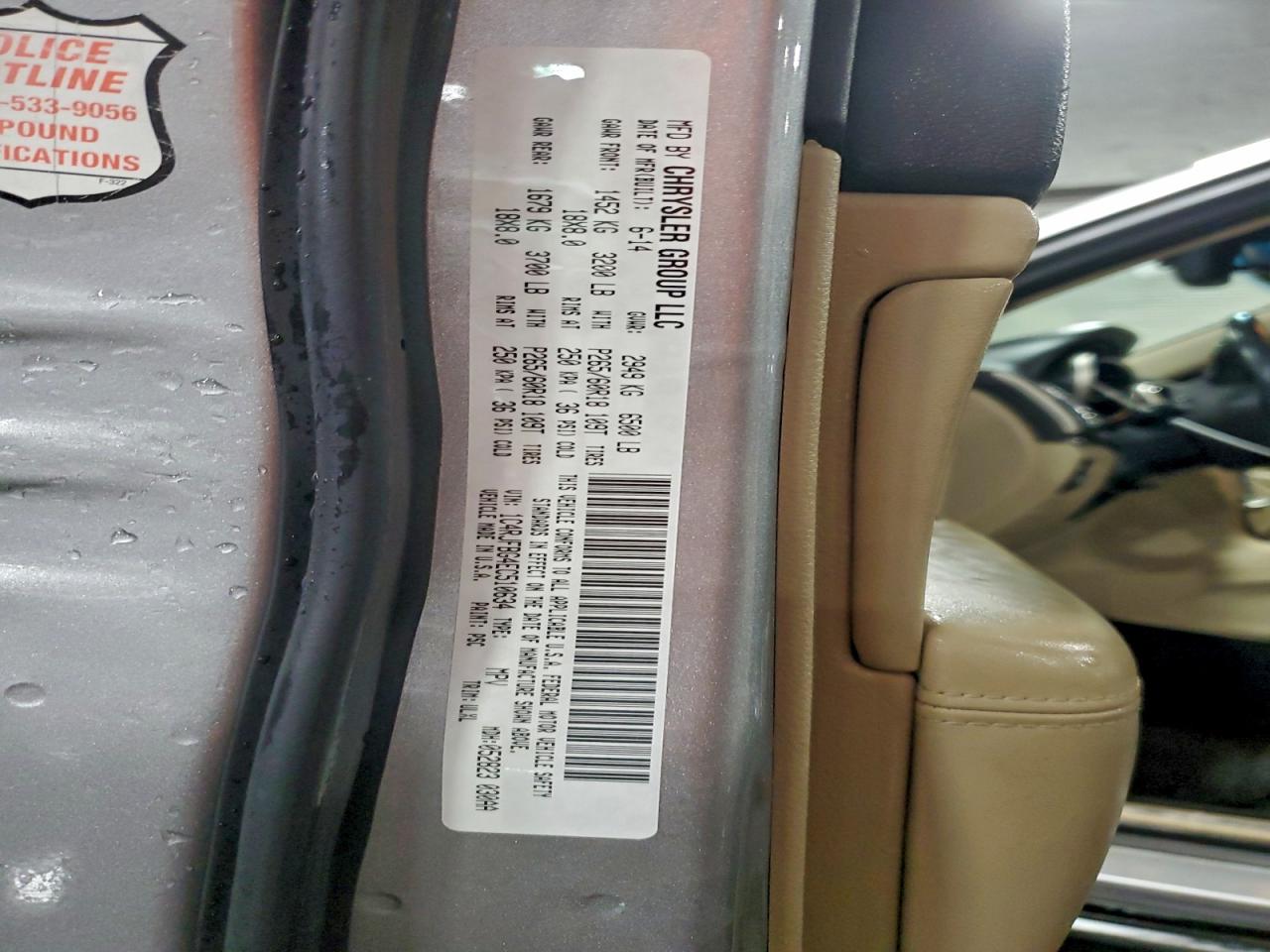 2014 Jeep Grand Cherokee Limited VIN: 1C4RJFBG4EC510634 Lot: 93970755