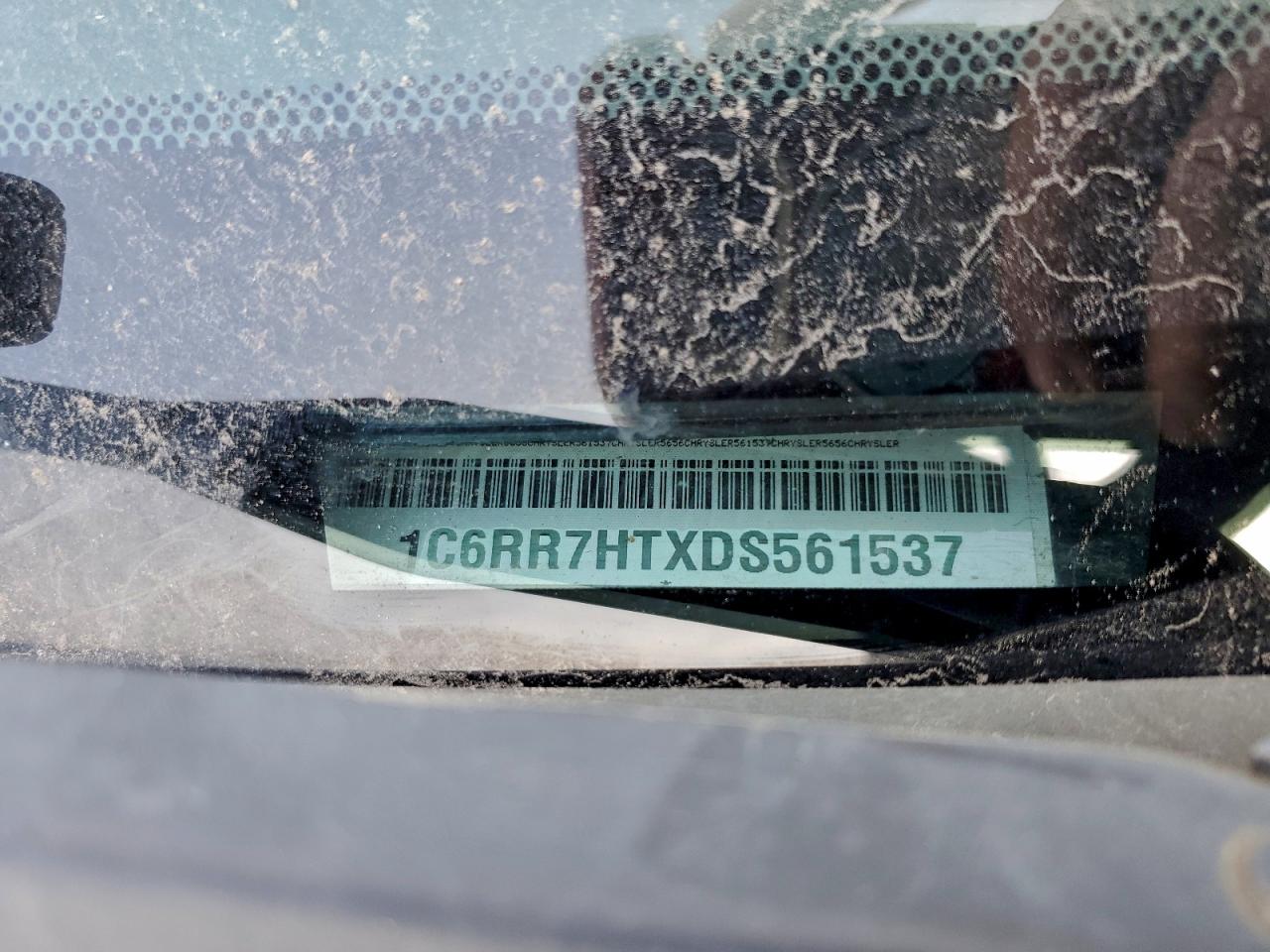 2013 Ram 1500 Sport VIN: 1C6RR7HTXDS561537 Lot: 96617145